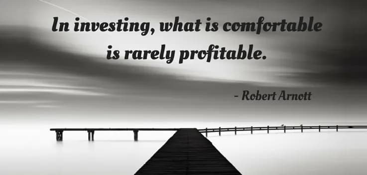 In Investing, What Is Comfortable Is Rarely Profitable!