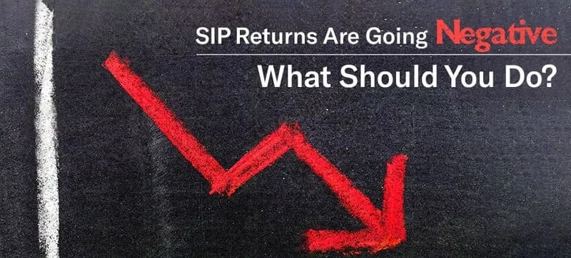 How to Deal with Negative Returns of Mutual Fund SIPs?