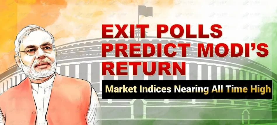 Exit Poll Shoots Market Indices, Investors Curious About Actual Results