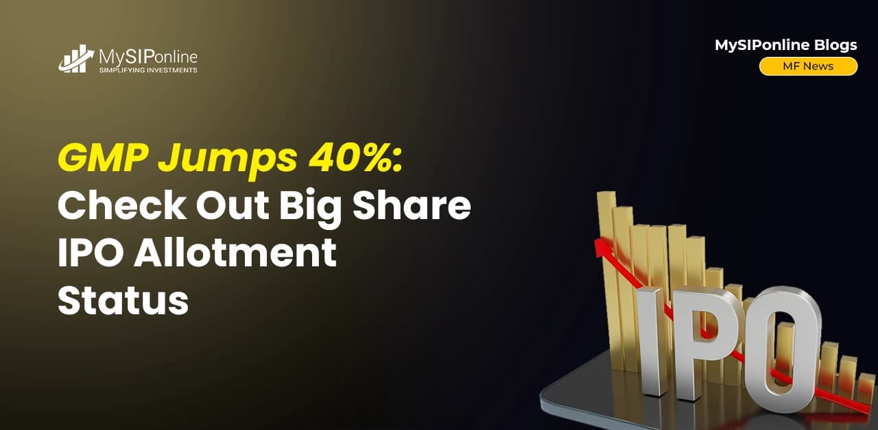 GMP Jumps 40%: Check Out Big Share IPO Allotment Status