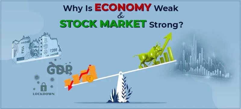Why Is Economy Falling & Stock Market Rising? The Story Behind the See-Saw Trend!