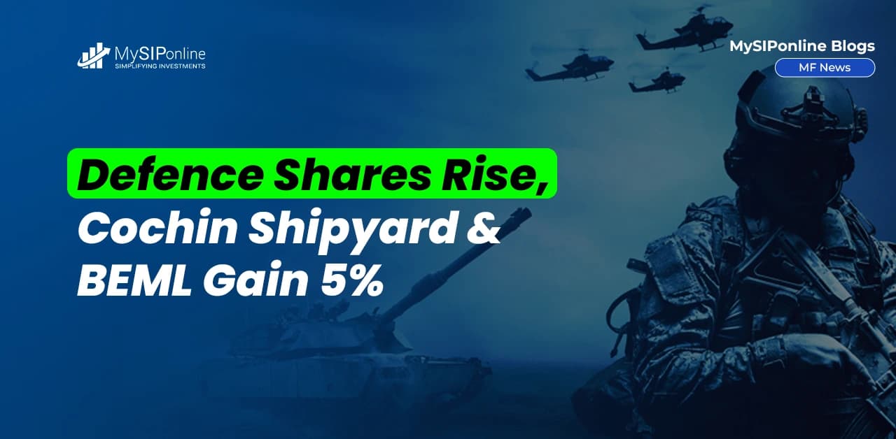Defence Shares Continue Uptrend, With Cochin Shipyard & BEML Gaining Up to 5%