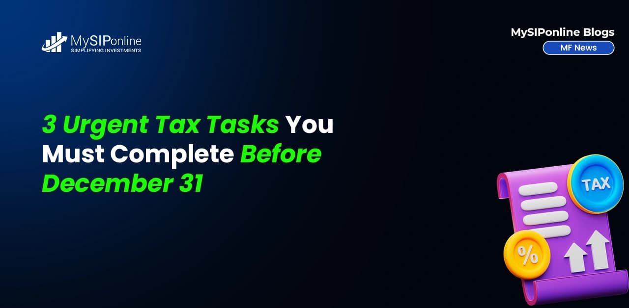 3 Urgent Tax Tasks You Must Complete Before December 31