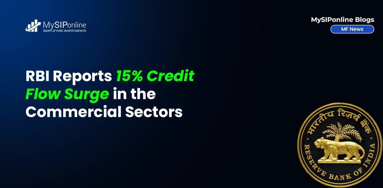 RBI Reports 15% Credit Flow Surge in the Commercial Sectors
