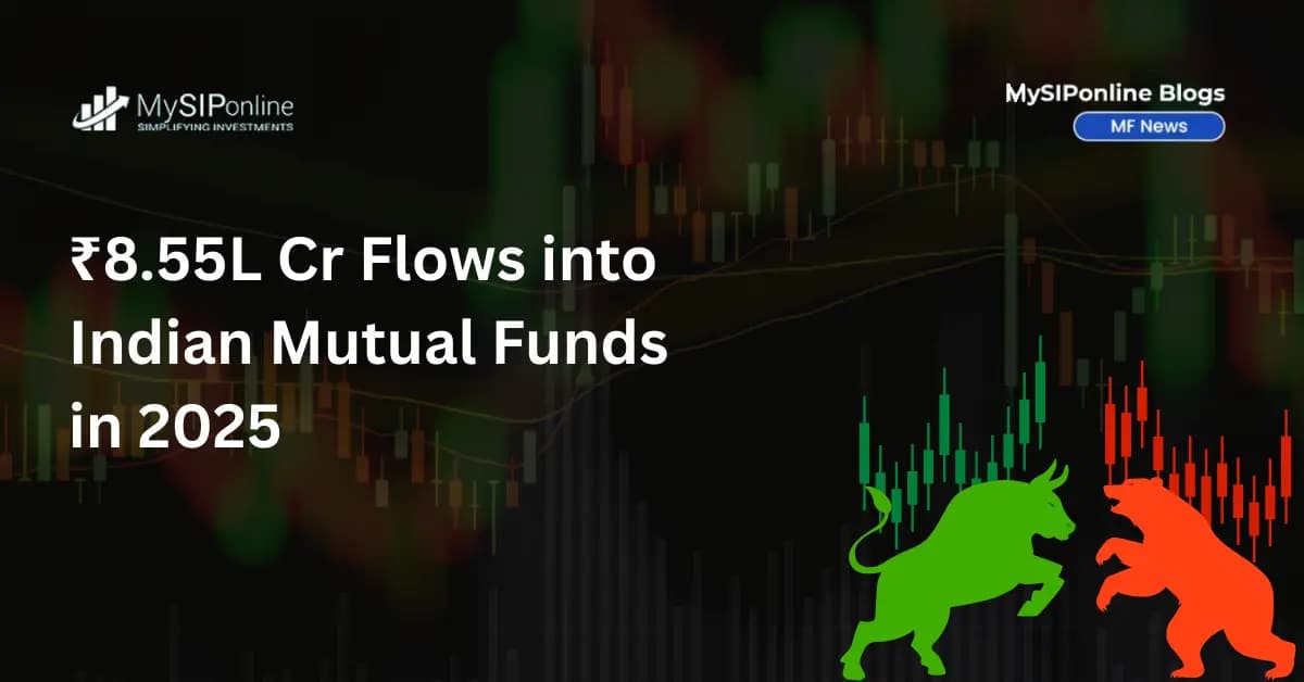 Iendian mutual funds attract ₹8.55 Lakh Crore as US equity funds lose capital | MySIP.com