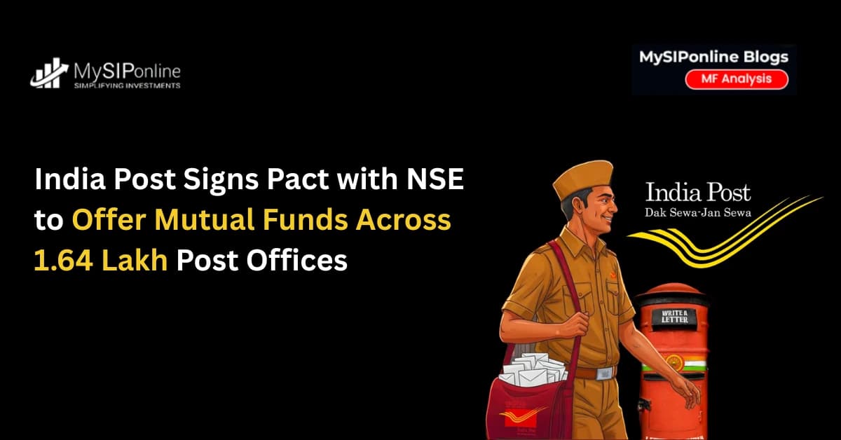 India Post Signs Pact with NSE to Offer Mutual Funds Across 1.64 Lakh Post Offices